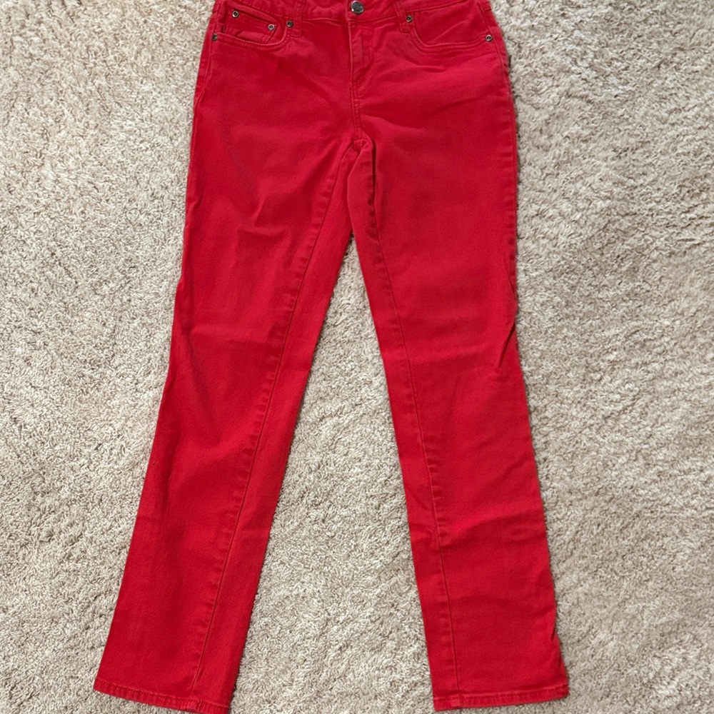 Earl Jeans Bold Red Denim